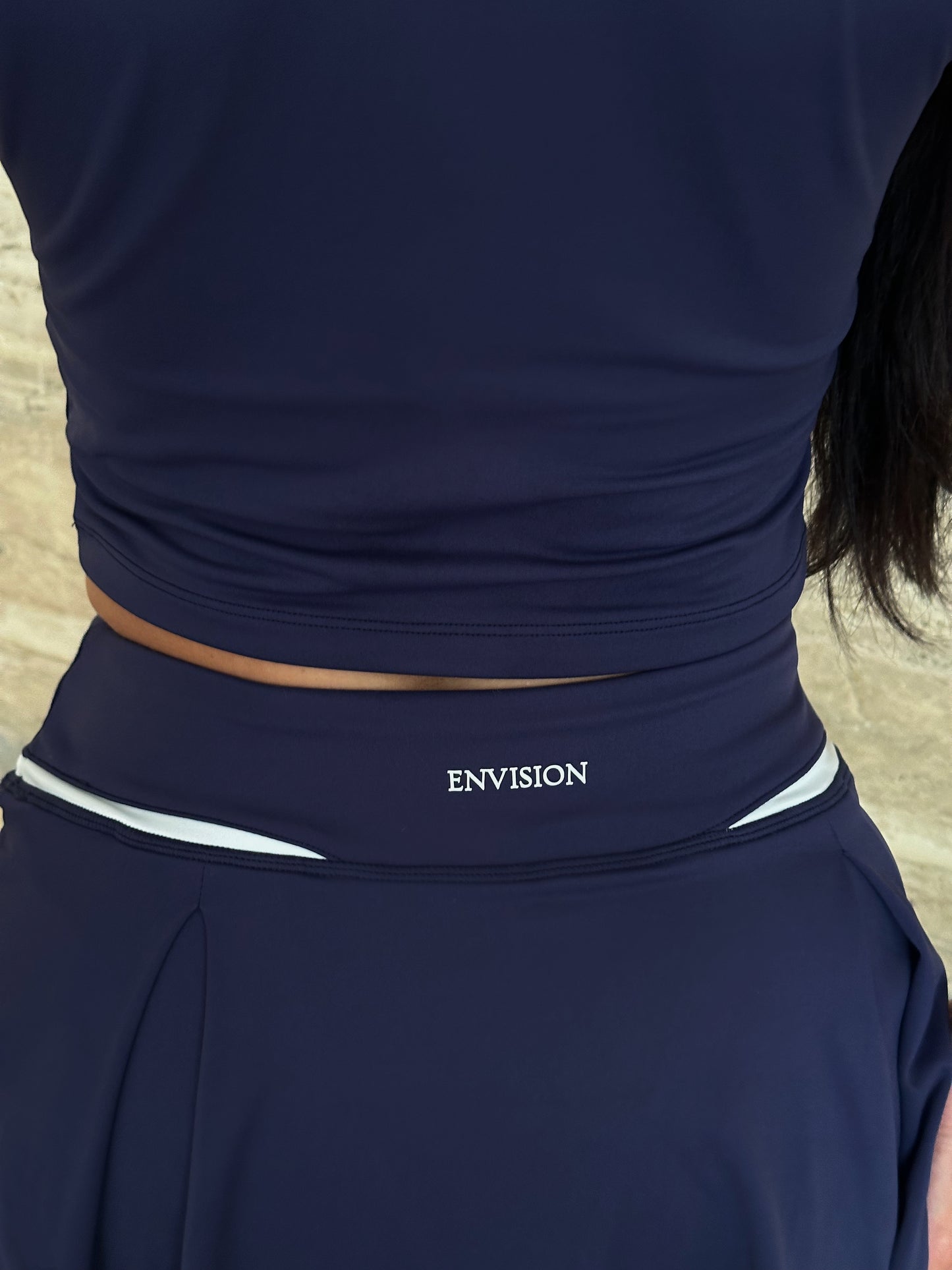 Two Piece Tennis Set In Navy